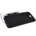 Sleek Slim Mat Texture Carbon Fiber Back Cover For Samsung Galaxy Note 2 N7100 - Black