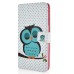 Sleepy Owl  Built-in Wallet Leather Case Cover for Samsung Galaxy Note 3