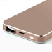 Slim 4000mAh External Portable Power Bank Lithium Battery Charger - Gold