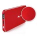 Slim 4000mAh External Portable Power Bank Lithium Battery Charger - Red