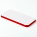 Slim 4000mAh External Portable Power Bank Lithium Battery Charger - Red