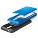 Slim Armor TPU and PC Case with Card Slot for Samsung Galaxy S5 G900 - Blue