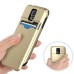 Slim Armor TPU and PC Case with Card Slot for Samsung Galaxy S5 G900 - Gold