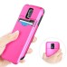 Slim Armor TPU and PC Case with Card Slot for Samsung Galaxy S5 G900 - Pink