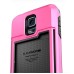 Slim Armor TPU and PC Case with Card Slot for Samsung Galaxy S5 G900 - Pink