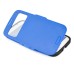 Slim Armor View Window Dormancy Function TPU and PC Case for Samsung Galaxy S4 - Blue