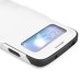 Slim Armor View Window Dormancy Function TPU and PC Case for Samsung Galaxy S4 - White