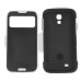 Slim Armor View Window Dormancy Function TPU and PC Case for Samsung Galaxy S4 - White