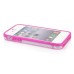 Slim Luminous Glowing Transparent Bumper TPU Plastic Hard Case Cover For iPhone 4 / 4S