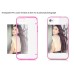 Slim Luminous Glowing Transparent Bumper TPU Plastic Hard Case Cover For iPhone 4 / 4S