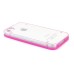 Slim Luminous Glowing Transparent Bumper TPU Plastic Hard Case Cover For iPhone 4 / 4S