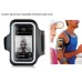 Slim Outdoor Neoprene Sports Gym Adjustable Armband Case Cover For iPhone 5 / 5s / 5c - Black