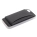Slim PU Leather TPU Case Stand Cover with Card Slot for iPhone 6 / 6s - Black