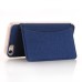 Slim PU Leather TPU Case Stand Cover with Card Slot for iPhone 6 / 6s - Blue