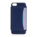 Slim PU Leather TPU Case Stand Cover with Card Slot for iPhone 6 / 6s - Blue