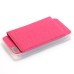 Slim PU Leather TPU Case Stand Cover with Card Slot for iPhone 6 / 6s - Magenta