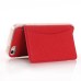 Slim PU Leather TPU Case Stand Cover with Card Slot for iPhone 6 / 6s - Red