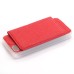 Slim PU Leather TPU Case Stand Cover with Card Slot for iPhone 6 / 6s Plus - Red