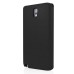 Slim Stitching PU Leather with Stand Flip Case for Samsung Galaxy Note 3 - Black