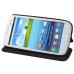 Slim Stitching PU Leather with Stand Flip Case for Samsung Galaxy S3 - Black