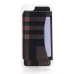 Slim Stripe Grid PU Leather TPU Case Stand Cover with Card Slot for iPhone 7 - Brown