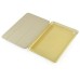 Slim Transparent Glitter Back Smart PU Leather Cover Stand Case For iPad Mini 1 / 2 / 3 - Gold