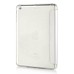 Slim Transparent Glitter Back Smart PU Leather Cover Stand Case For iPad Mini 1 / 2 / 3 - White