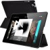 Slim Wake Sleep Stand PU Leather Case Cover For iPad 2 / 3 / 4 - Black