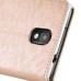 Small Check Pattern Rhinestone Decorated Magnetic Snap Leather Folio Stand Case With Card Slots For Samsung Galaxy Note 3 - Champagne-Like Gold