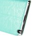 Small Check Pattern Rhinestone Decorated Magnetic Snap Leather Folio Stand Case With Card Slots For Samsung Galaxy Note 3 - Green