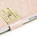 Small Check Pattern Rhinestone Decorated Magnetic Snap Leather Folio Stand Case With Card Slots For Samsung Galaxy S4 - Champagne-Like Gold