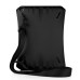 Small Waist Silicone Back Case with a Strap for iPad Air 2 ( iPad 6 ) - Black