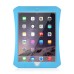 Small Waist Silicone Back Case with a Strap for iPad Air 2 ( iPad 6 ) - Blue