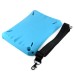 Small Waist Silicone Back Case with a Strap for iPad Air 2 ( iPad 6 ) - Blue