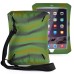 Small Waist Silicone Back Case with a Strap for iPad Air 2 ( iPad 6 ) - Camouflage