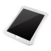 Small Waist Silicone Back Case with a Strap for iPad Air 2 ( iPad 6 ) - White