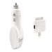 Smart Car Charger For iPhone iPod iPad Samsung BlackBerry - White