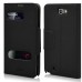 Smart Screen View Window Folio Flip Leather Case With Stand For Samsung Galaxy Note 2 N7100