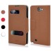 Smart Screen View Window Folio Flip Leather Case With Stand For Samsung Galaxy Note 2 N7100