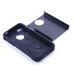 Smooth Slim Armor Pattern TPU Back Case Cover for iPhone 4/4S - Black