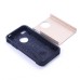 Smooth Slim Armor Pattern TPU Back Case Cover for iPhone 4/4S - Gold