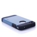 Smooth Slim Armor Pattern TPU Back Case Cover for iPhone 4/4S - Navy