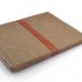 Snap-Button Wallet Style Folio Stand Leather Case For iPad 2 / 3 / 4 - Brown