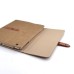 Snap-Button Wallet Style Folio Stand Leather Case For iPad 2 / 3 / 4 - Brown