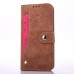 Soft PU Leather Stand Case with Rotated Card Slot for Samsung  Galaxy S7 G930 - Brown