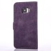 Soft PU Leather Stand Case with Rotated Card Slot for Samsung  Galaxy S7 G930 - Purple