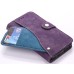 Soft PU Leather Stand Case with Rotated Card Slot for Samsung  Galaxy S7 G930 - Purple