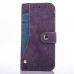 Soft PU Leather Stand Case with Rotated Card Slot for Samsung  Galaxy S7 G930 - Purple