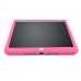 Soft Silicone Shockproof Protective Case Cover for iPad Air 2 (iPad 6) - Magenta