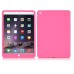 Soft Silicone Shockproof Protective Case Cover for iPad Air 2 (iPad 6) - Magenta